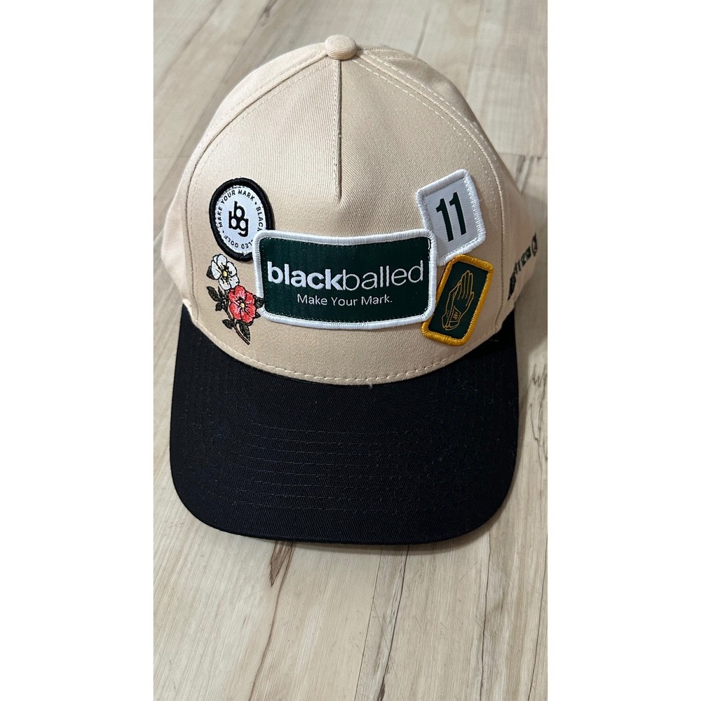 Blackballed Golf Amen Corner Snapback Hat 5 Panel Patch Cap